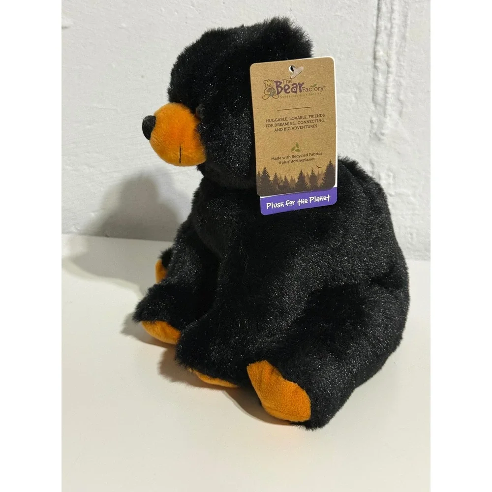 The Bear Factory Ember Black Bear Plush 8